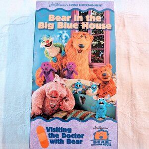 VTG Bear in the Big Blue House Visiting the Doctor VHS New Sealed Jim Henson